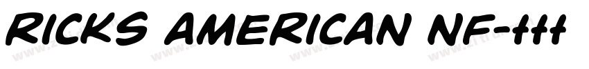 ricks american nf字体转换